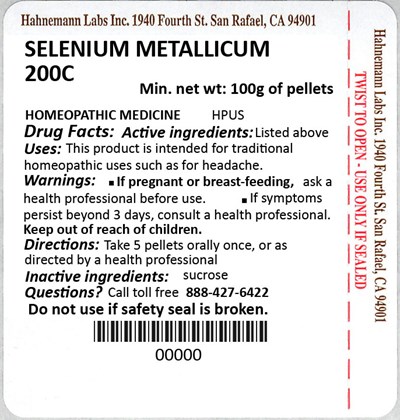 Selenium Metallicum 200C 100g - Selenium Metallicum 200C 100g